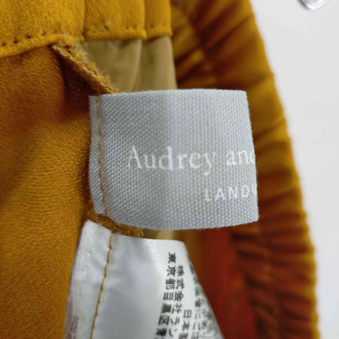 オードリーアンドジョンワッド Audrey and John Wad セミフレアイージーパンツ レディース JPN:M