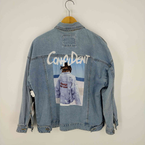 フルギ YISHION バックプリントデニムジャケット レディース JPN:L