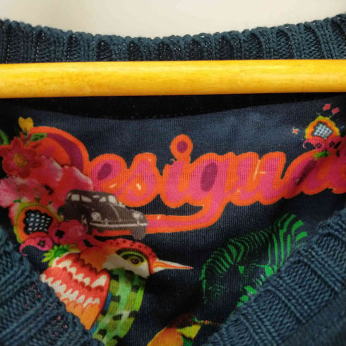 デシグアル Desigual リブカットソー 装飾 切替 レディース JPN:M