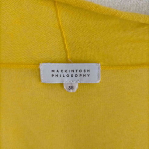マッキントッシュフィロソフィー MACKINTOSH PHILOSOPHY コットンカーディガン レディース 38