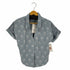 ザラ ZARA RUSTIC CROPPED SHIRT レディース import:M