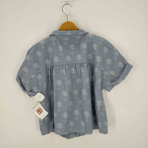 ザラ ZARA RUSTIC CROPPED SHIRT レディース import:M