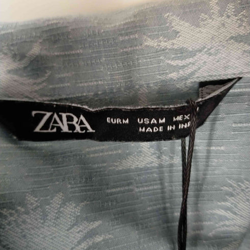 ザラ ZARA RUSTIC CROPPED SHIRT レディース import:M