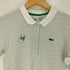 ラコステ LACOSTE ×ROLAND GARROS 総柄 ワンポイントロゴ ポロシャツ レディース 34