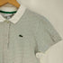 ラコステ LACOSTE ×ROLAND GARROS 総柄 ワンポイントロゴ ポロシャツ レディース 34