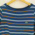 ラコステ LACOSTE ワンポイントロゴ ボーダーボートネックカットソー レディース 34
