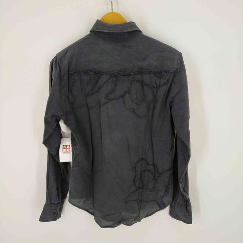 ゲス GUESS フラワーリーフデザインシャツ メンズ import:XS