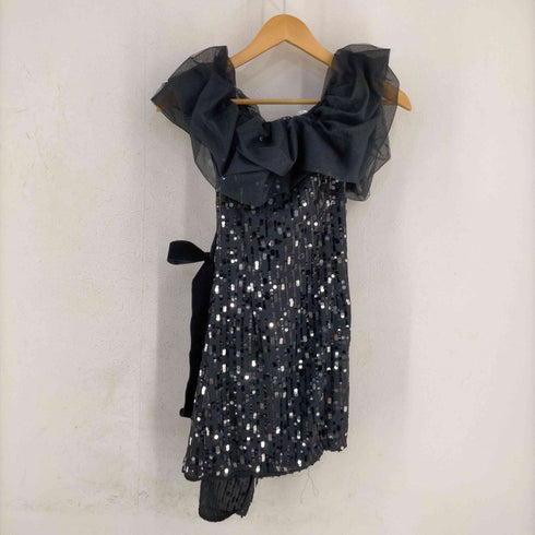 ザラ ZARA COMBINATION SEQUIN DRESS レディース import:S