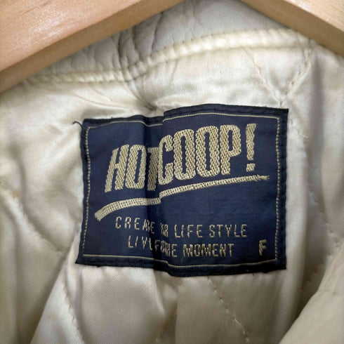 HOTSCOOP フーディーレザースタジアムジャンパー メンズ FREE