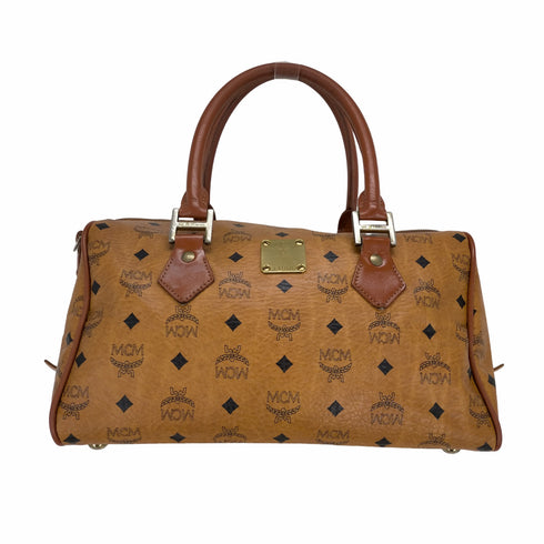 エムシーエム MCM モノグラムレザーハンドバッグ レディース