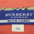 バーバリーブルーレーベル BURBERRY BLUE LABEL レース 切替 コットン ニット ブラウス レディース EUR:38