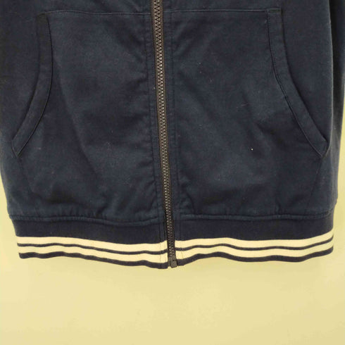 バーバリーブラックレーベル BURBERRY BLACK LABEL リバーシブル ジップアップベスト フーディ メンズ JPN:2
