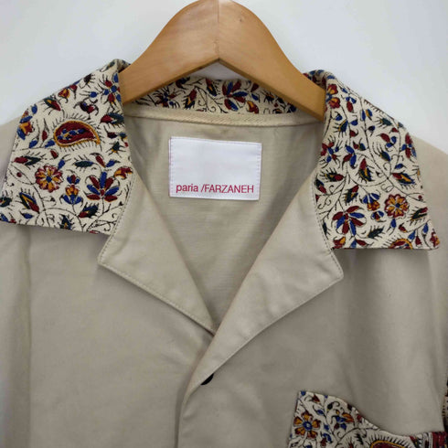 PARIA FARZANEH CONTRAST SHORT SHIRT メンズ import:M