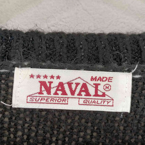 ナバル NAVAL モヘア混 ボーダーニット メンズ JPN:M