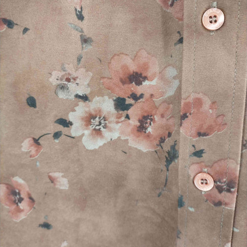evan spirit 花柄ベロアシャツ メンズ 1