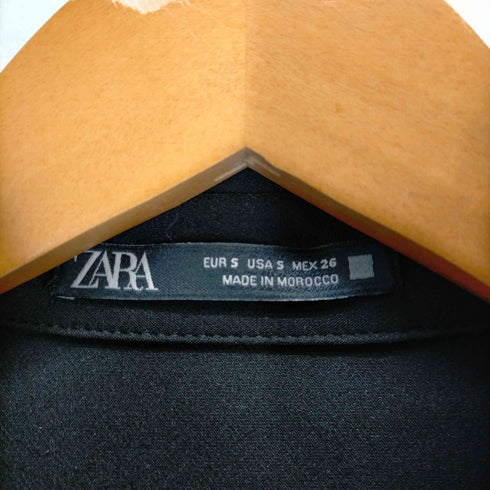 ザラ ZARA フロントプリーツシャツワンピース レディース JPN:S