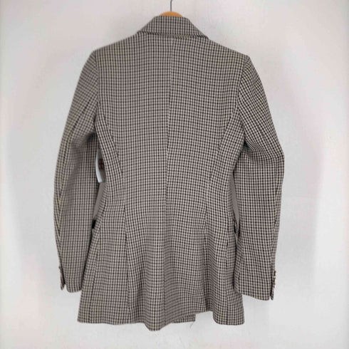 ザラ ZARA ガンクラブチェックダブルテーラードジャケット レディース JPN:XS