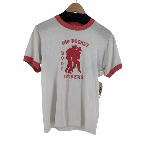 スクリーンスターズ SCREEN STARS 80~90s USA製 HIP POCKRT リンガーTシャツ メンズ JPN:S
