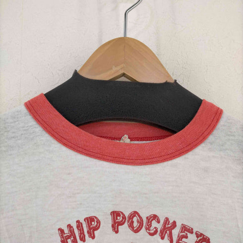 スクリーンスターズ SCREEN STARS 80~90s USA製 HIP POCKRT リンガーTシャツ メンズ JPN:S
