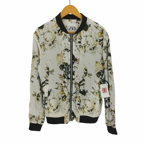 ザラ ZARA アートプリント タイダイプリント ブルゾン ジャンパー メンズ import:S