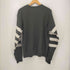 ヒューマンメイド HUMAN MADE 24SS PROTOTYPE Sweatshirt Black the future is in the pastアームボーダースウェット メンズ JPN:M