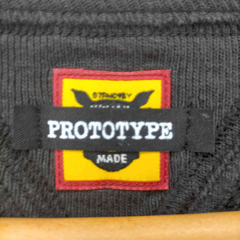 ヒューマンメイド HUMAN MADE 24SS PROTOTYPE Sweatshirt Black the future is in the pastアームボーダースウェット メンズ JPN:M