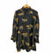 ザラ ZARA FLOWY PRINTED SHIRT 虎柄シャツ レディース import:M