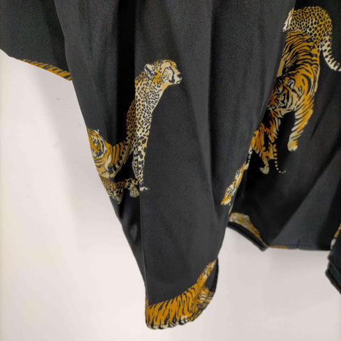 ザラ ZARA FLOWY PRINTED SHIRT 虎柄シャツ レディース import:M