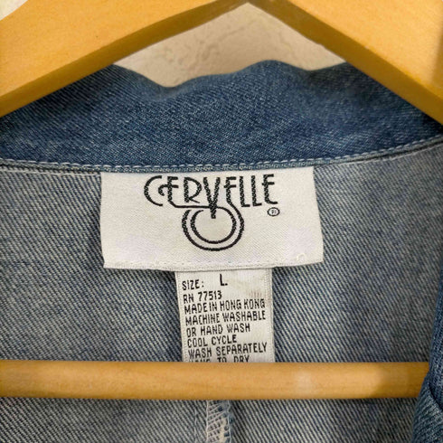 CERVELLE 90s デニムフリンジジャケット メンズ JPN:L