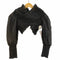 ザラ ZARA Crop Top with Smocked Detail クロップド フリルブラウス レディース import:XS