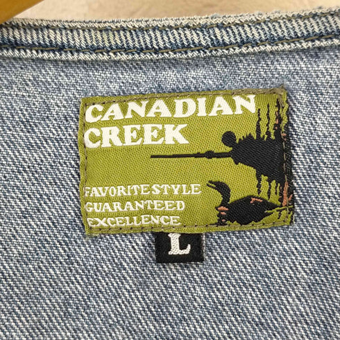 CANADIAN CREEK デニムベスト メンズ import:L