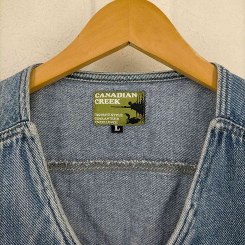 CANADIAN CREEK デニムベスト メンズ import:L