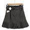 ザラ ZARA フェイクレザープリーツミニスカート レディース XS