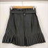 ザラ ZARA フェイクレザープリーツミニスカート レディース XS
