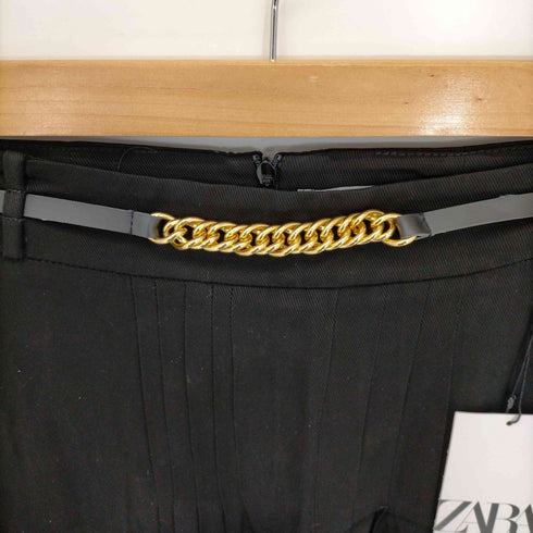 ザラ ZARA ゴールドチェーン ミニスカート レディース XS