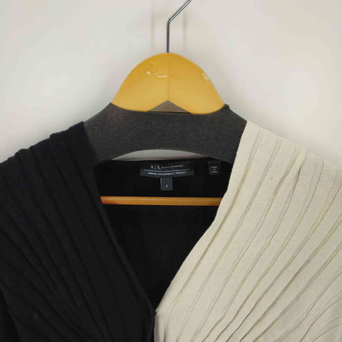 アルマーニエクスチェンジ ARMANI EXCHANGE DRESS ねじれワンピース リブニット レディース import:S
