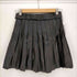 ザラ ZARA フェイクレザー ベルテッド プリーツミニスカート レディース XS