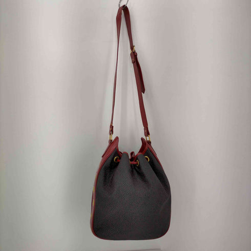イヴサンローラン Yves Saint Laurent PVC加工巾着ショルダーバッグ レディース