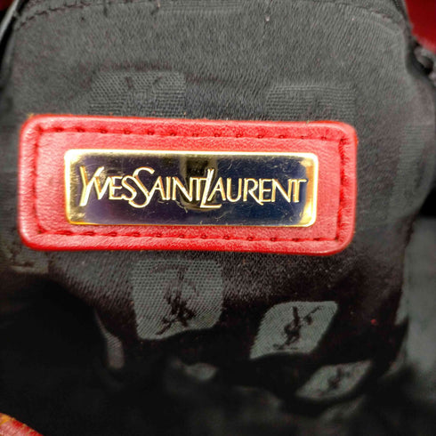イヴサンローラン Yves Saint Laurent PVC加工巾着ショルダーバッグ レディース
