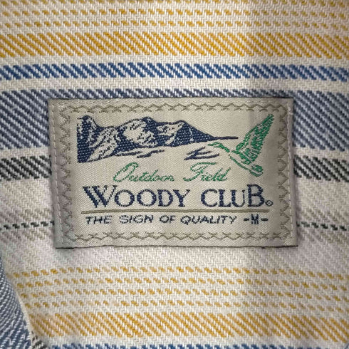 ウッディークラブ WOODY CLUB レギュラーカラー ストライプシャツ メンズ JPN:M