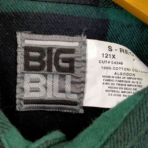 ビッグビル BIG BILL ブロックチェックネルシャツ メンズ import:S