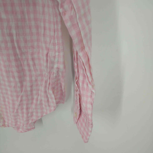 ポロラルフローレン POLO RALPH LAUREN リネン100% チェックシャツ レディース JPN:S