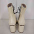 ザラ ZARA Faux-Patent-Finish Heeled Ankle Boots サイドジップ アンクル ヒールブーツ レディース 37
