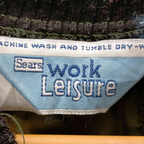 シアーズ Sears WORK LEISURE IDEAL ZIP キルティングベスト メンズ