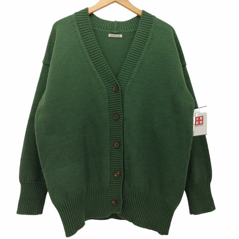 オーラリー AURALEE FELT WOOL YARN KNIT CARDIGAN レディース JPN:1