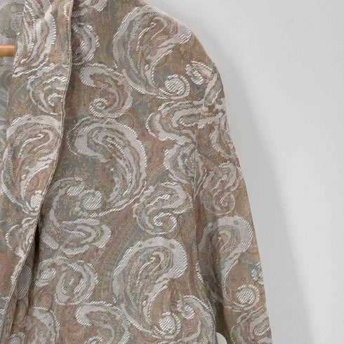 Craig Clothing Co. USA製 総柄ジャガード1Bジャケット レディース JPN:M