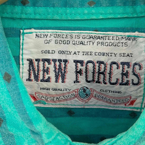 フルギ NUOVO NEW FORCES 香港製 レギュラーカラーシャツ メンズ import:M