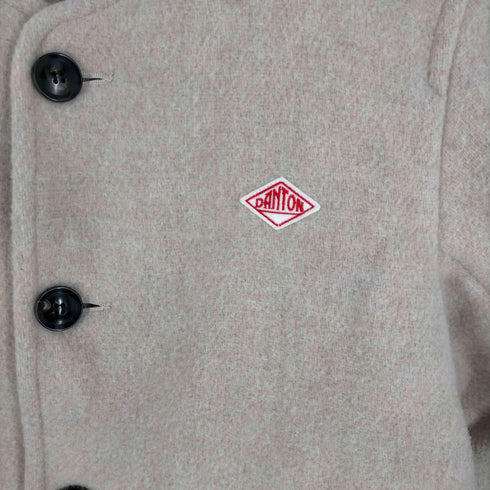 ダントン DANTON WOOL MOSSER SINGLE JACKET ノーカラーコート レディース JPN:38