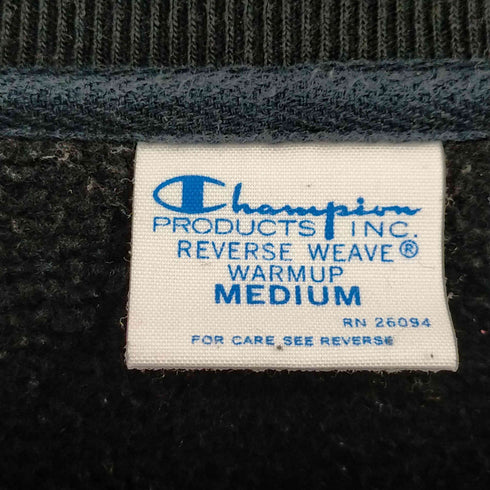 チャンピオン Champion 青タグ復刻 REVERSE WAEVE スプリングロゴ 五分袖 スウェット メンズ import:M