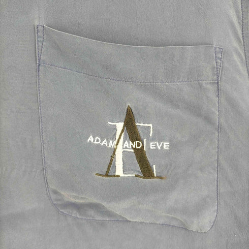 アダムアンドイヴ Adam&Eve 刺繍シルクシャツ メンズ JPN:M